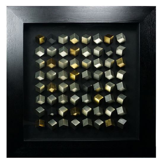 & Box Wall Golden Huji x Mini Décor Cubes H L 35.43\