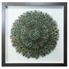 Picture of Peacock Feathers Circle Shadow Box (MS45201) 35.43" L x 35.43" H