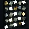 Picture of Golden & Silver Cubes Geometric Shadow Box Wall Décor (MS17352A) 23.62" L x 23.62" H