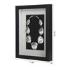 Picture of Silver Tribal Necklaces Shadow Box Wall Décor (MS15154F) 11.81" x 15.74"