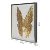 Picture of Gold Wings Acrylic Shadow Box Wall Décor (MS46979) 31.49" x 31.49"