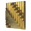 Picture of Abstract Golden Pine Wood Wall Décor (MS55578C) 23.62" x 23.62"