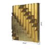 Picture of Abstract Golden Pine Wood Wall Décor (MS55578C) 23.62" x 23.62"