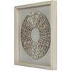 Picture of Pearl Oyster Shell Shadow Box Wall Décor (MS55745B) 23.5" x 23.5"