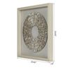 Picture of Pearl Oyster Shell Shadow Box Wall Décor (MS55745B) 23.5" x 23.5"