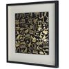 Picture of Egyptian Hieroglyphs Silhouettes Shadow Box Wall Décor (MS55804B) 31.49" x 31.49"