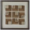 Picture of Abstract 3D Wood Carving Shadow Box Wall Décor (MS56107) 23.62" x 23.62"