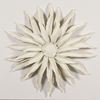 Picture of Pure Creamy White Ceramic Flower Shadow Box Wall Décor (MS46985B) 19.68" x 19.68"