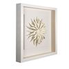 Picture of Pure Creamy White Ceramic Flower Shadow Box Wall Décor (MS46985B) 19.68" x 19.68"