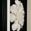 Picture of White Ceramic Flower Shadow Box Wall Décor (MS46986) 23.62" x 23.62"