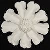 Picture of White Ceramic Flower Shadow Box Wall Décor (MS46986) 23.62" x 23.62"