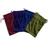 Picture of HUJI Tarot Bags Velvet Bundle of 4: Hunter Green, Navy Blue, Rose and Purple 6" X 9" - HJ371