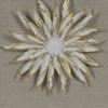 Picture of Gold Ceramic Flower Shadow Box Wall Décor (2 Piece Set) (MS39291CP/DP) 11.81” L x 11.81” H