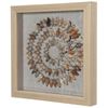 Picture of Sea Shell Rings Shadow Box Wall Décor (2 Piece Set)  (MS47195A/B) 14.17” L x 14.17” H