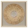 Picture of Yudeco  Straw & Shell Shadow Box Wall Décor